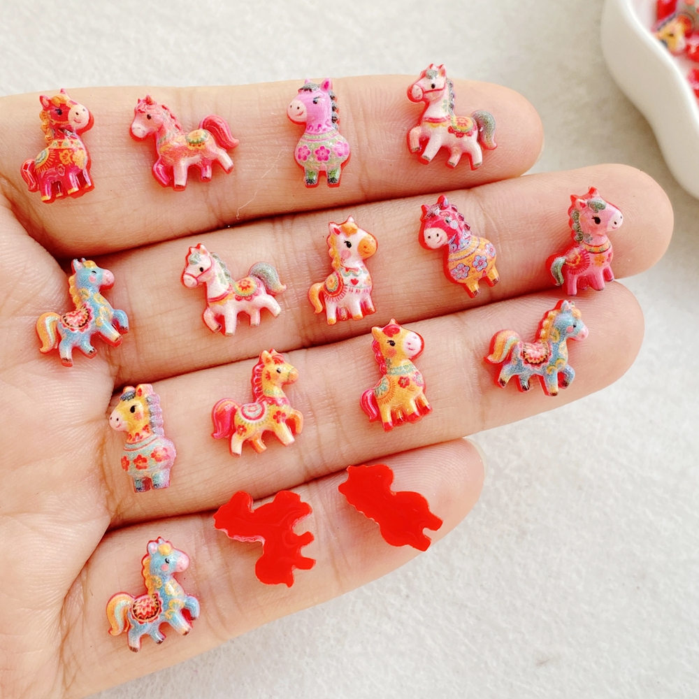 50pcs Resin Cute Mini Red Anim – обзор и цена Art Craft Easter