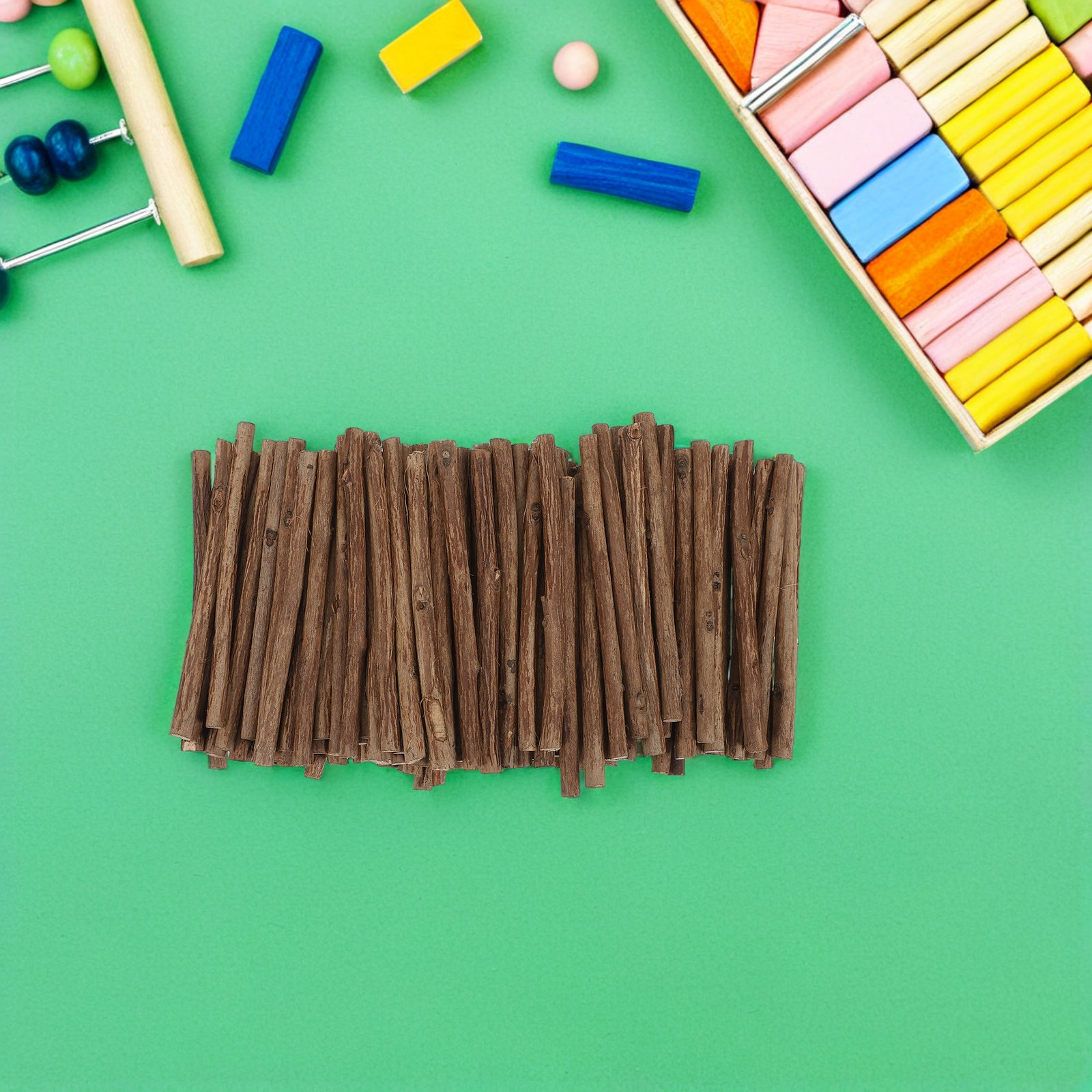 120Pcs Natural Wood Craft Stic – обзор и цена Art Craft Building