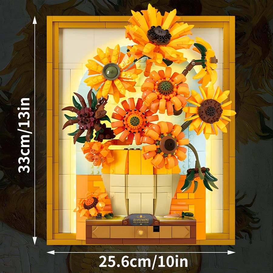 Flowers Sunflower Building Blo – обзор и цена Art Craft Building
