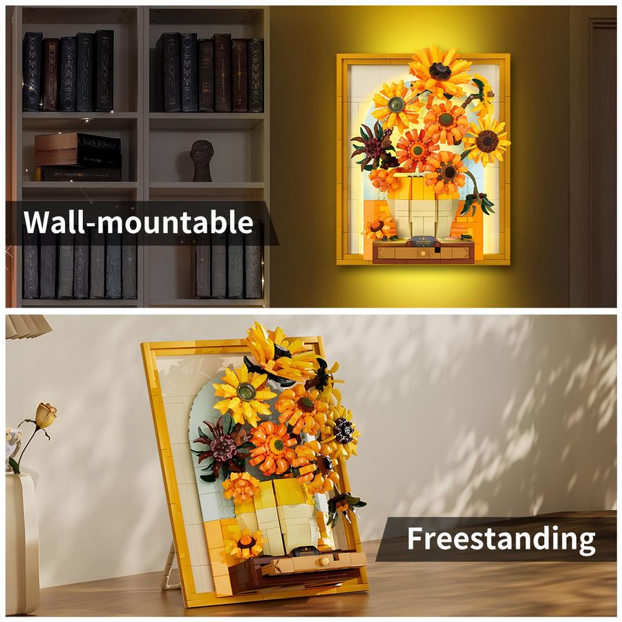 Flowers Sunflower Building Blo – обзор и цена Art Craft Building
