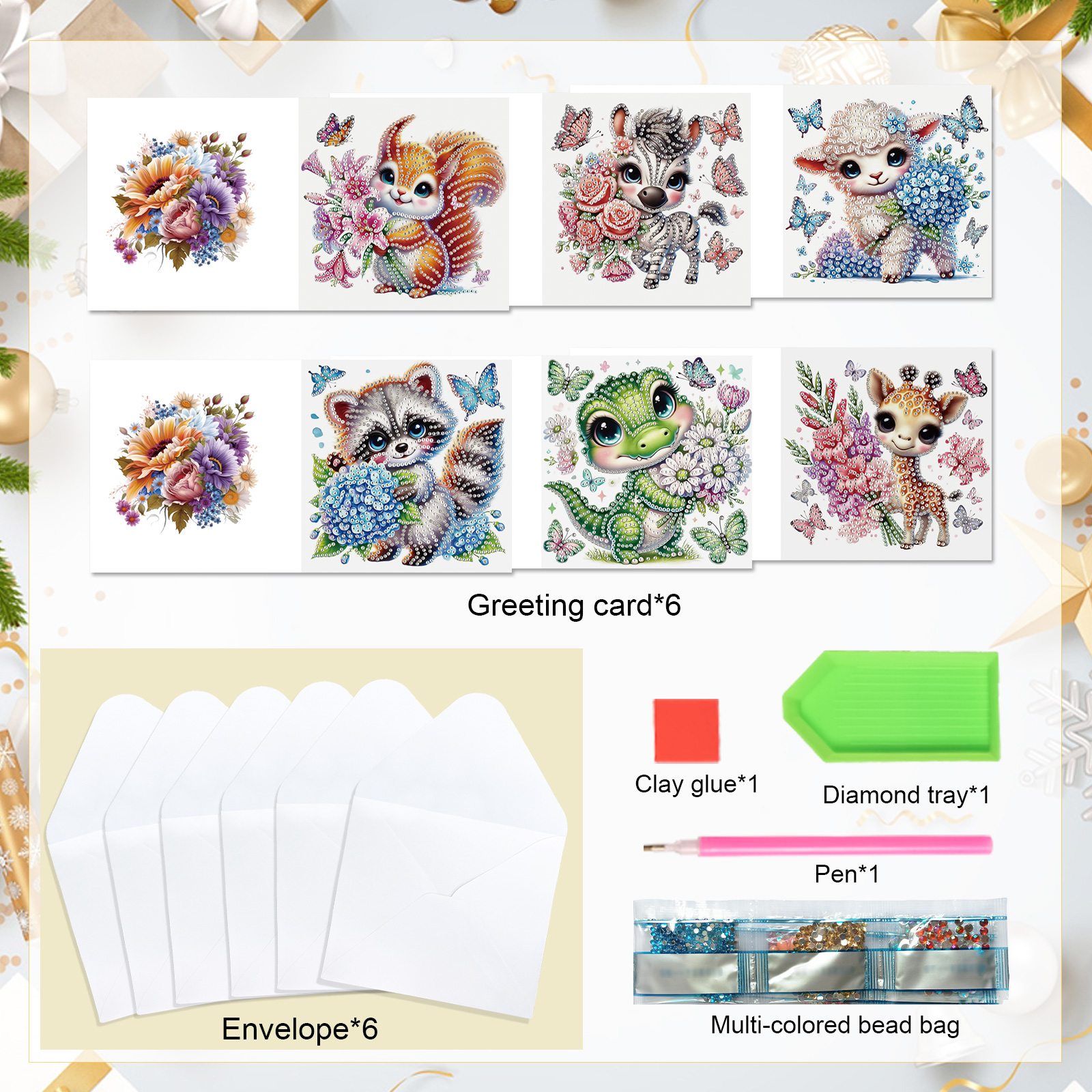 6Pcs Diamond Art Painting Gree – обзор и цена Art Craft Animals