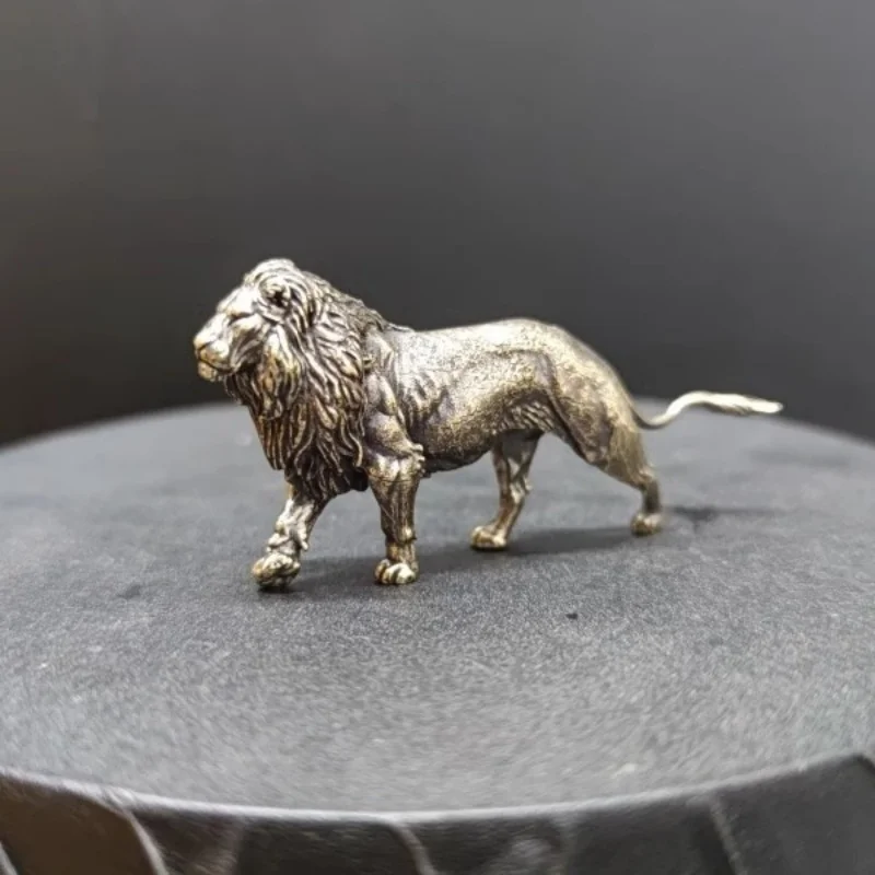 Mini Solid Brass Lion Sculptur – обзор и цена Art Craft Lion