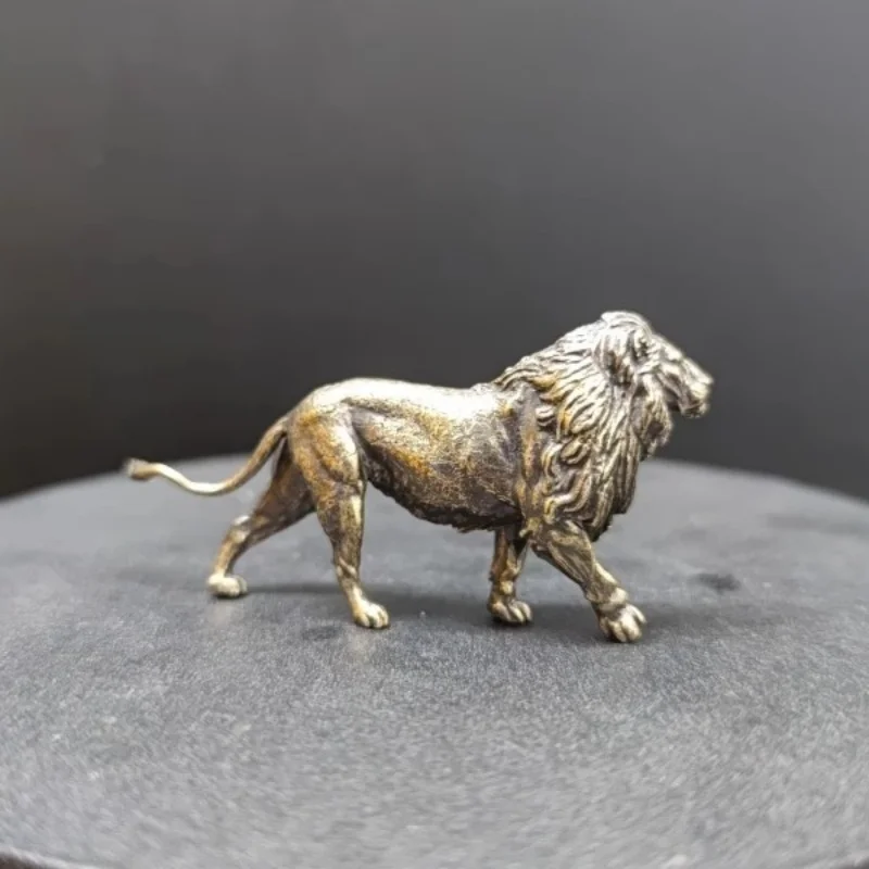 Mini Solid Brass Lion Sculptur – обзор и цена Art Craft Lion