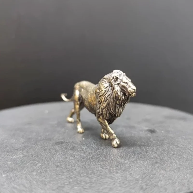 Mini Solid Brass Lion Sculptur – обзор и цена Art Craft Lion