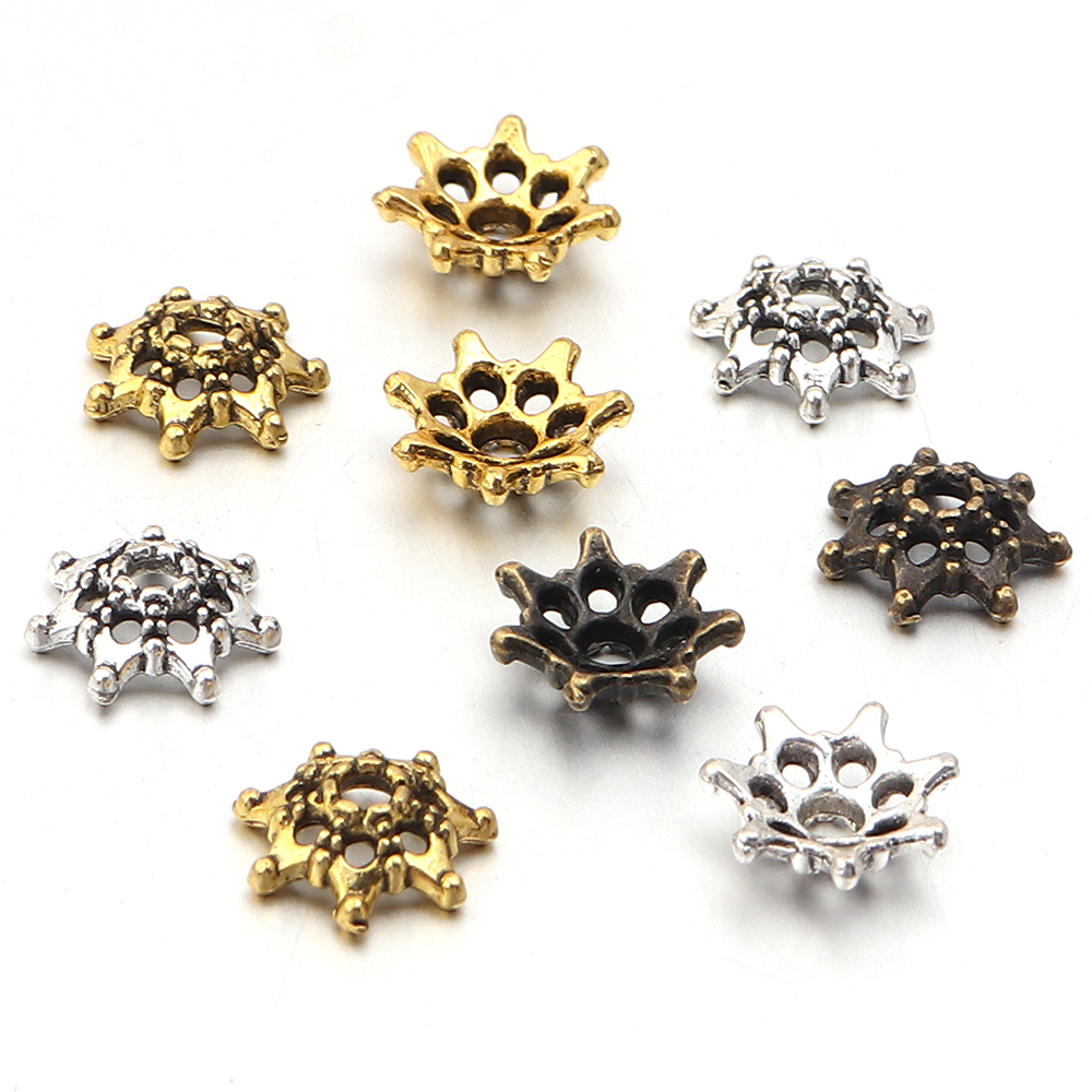 100pcs/lot Antique Silver Colo – обзор и цена Art Craft Flower