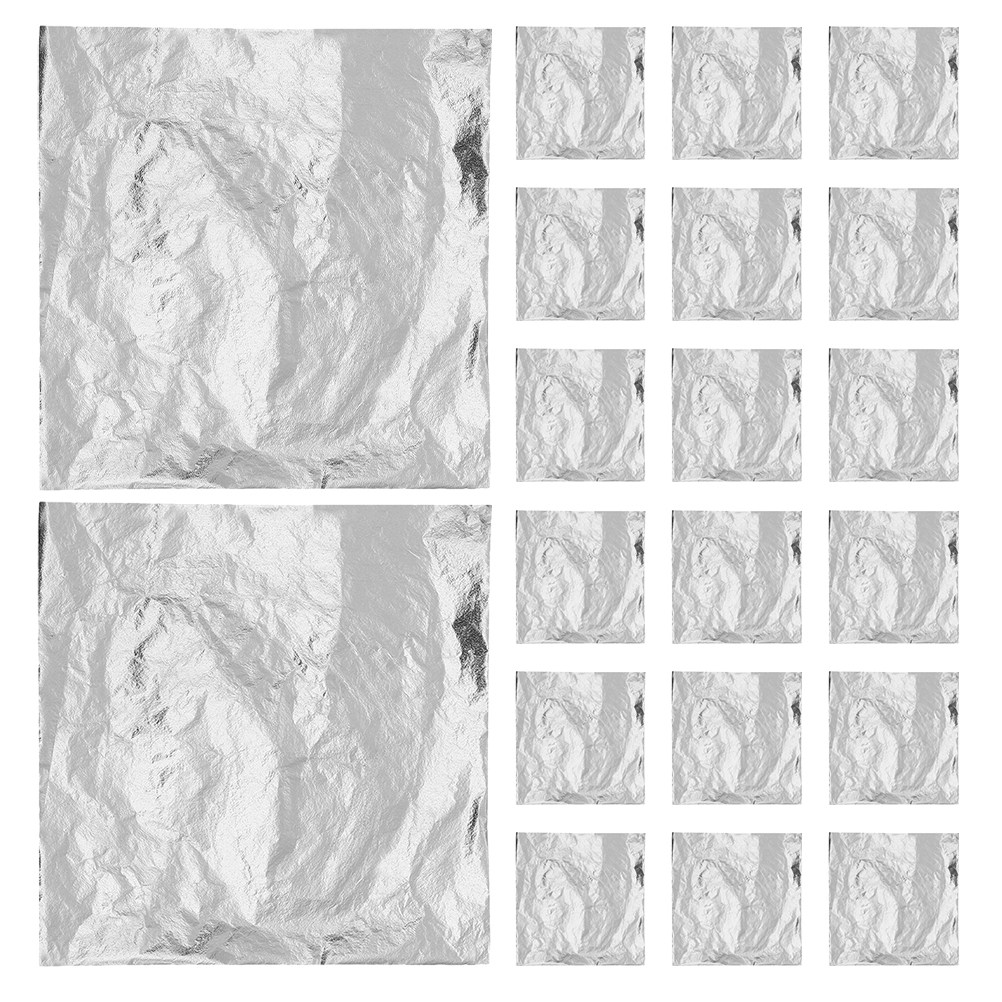 100Pcs Silver Foil Paper Sheet – обзор и цена Art Craft In Paper