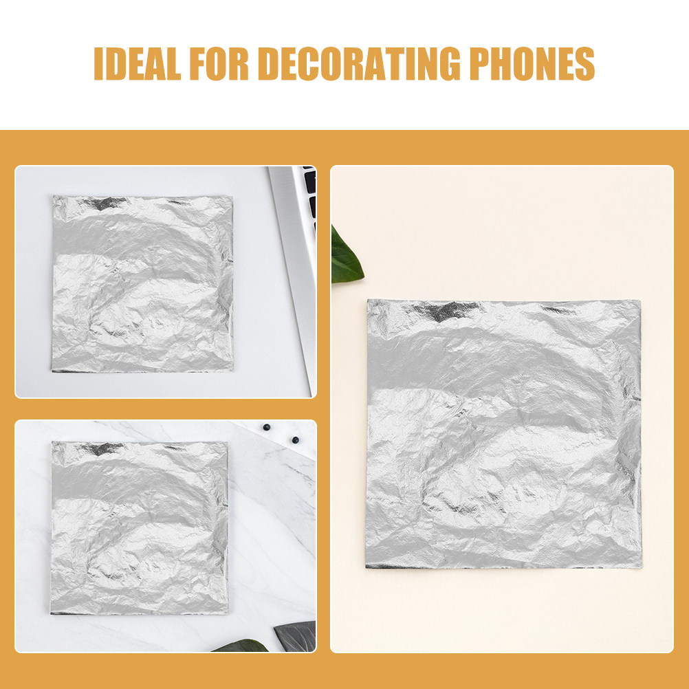 100Pcs Silver Foil Paper Sheet – обзор и цена Art Craft In Paper