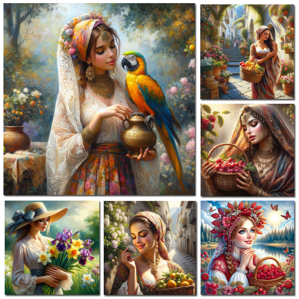 1pc frameless Diamond Painting – обзор и цена Art Craft Flower