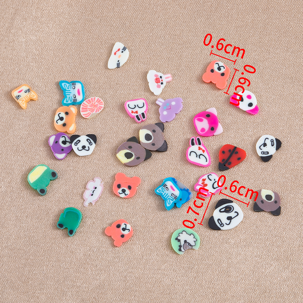 1000pcs Mix Fruit Soft Clay Sl – обзор и цена Art Craft Animals