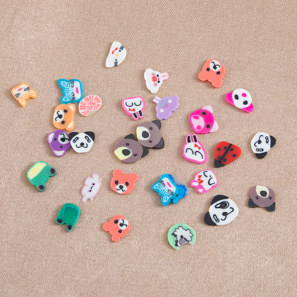 1000pcs Mix Fruit Soft Clay Sl – обзор и цена Art Craft Animals