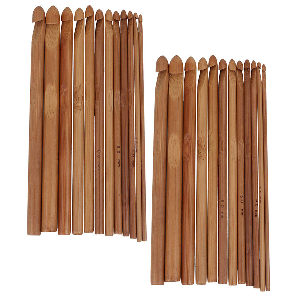 2Sets Bamboo Crochet Hooks Kit – обзор и цена Crochet Hook Set