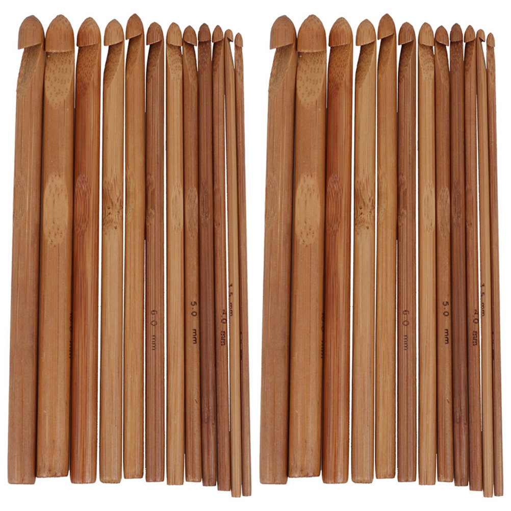 2Sets Bamboo Crochet Hooks Kit – обзор и цена Crochet Hook Set