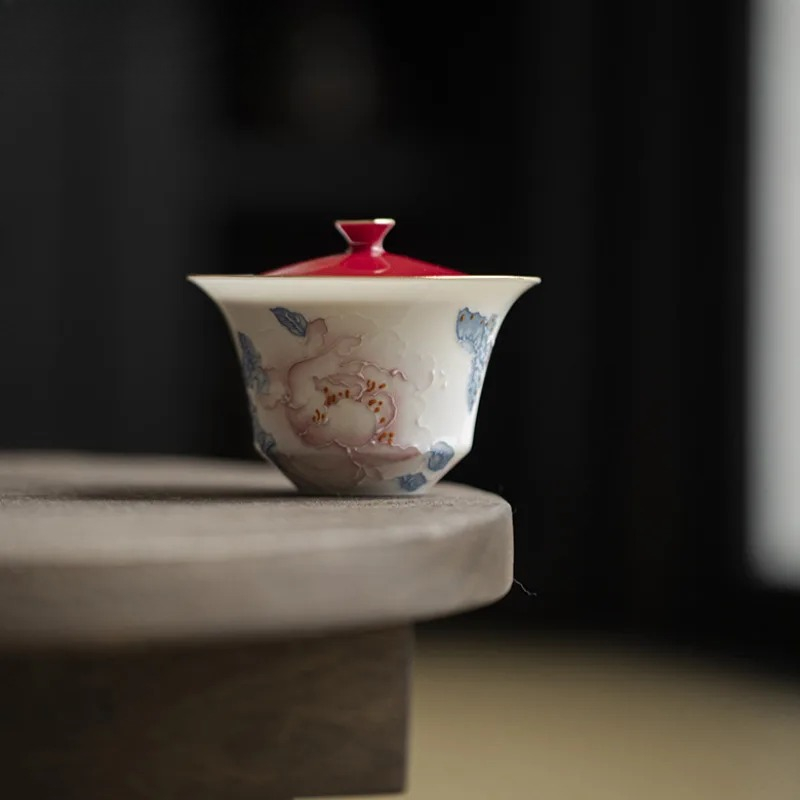 100ml Hand Drawn Peony Gaiwan  – обзор и цена Art And Craft Exclusives