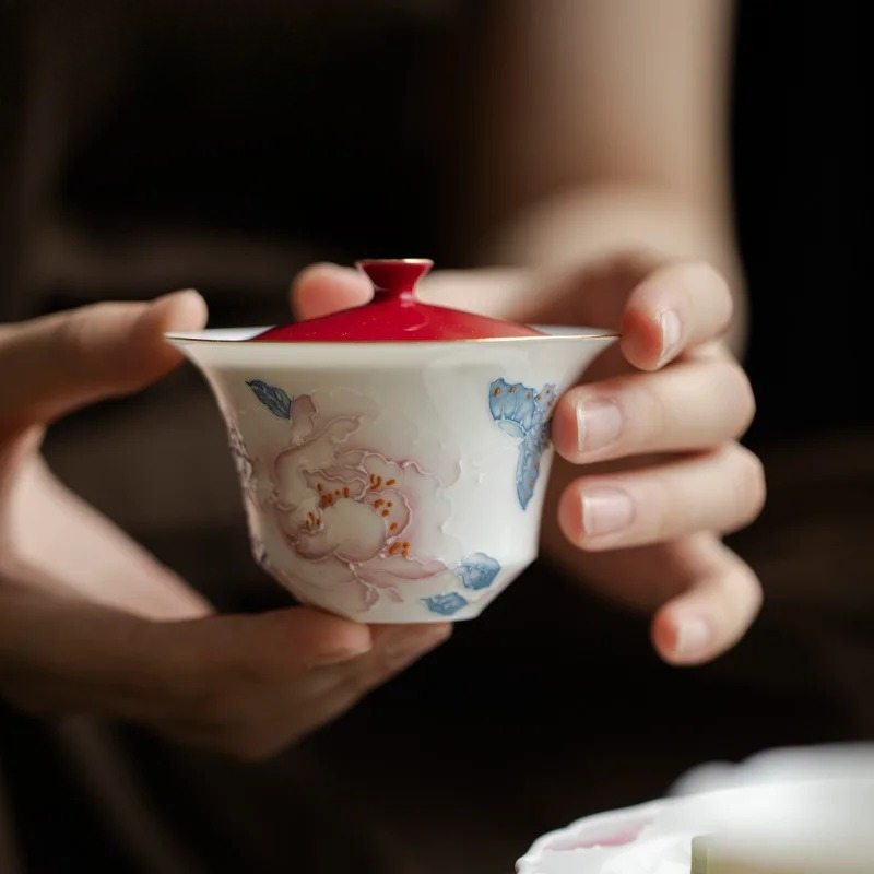 100ml Hand Drawn Peony Gaiwan  – обзор и цена Art And Craft Exclusives