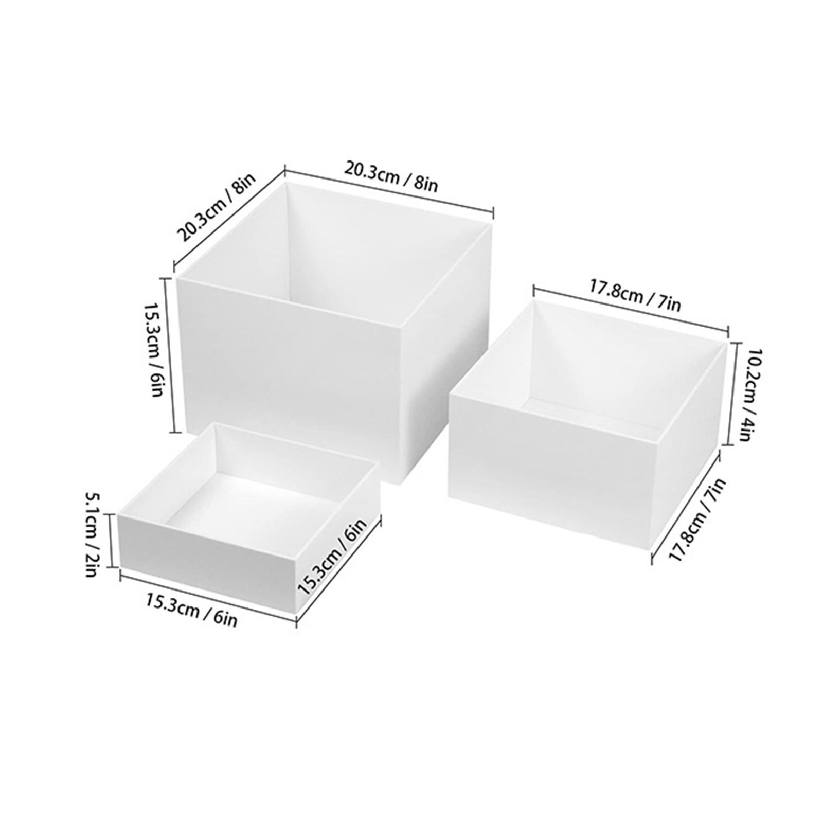 3Pcs Buffet Risers with Hollow – обзор и цена Exhibition Of Art And Craft