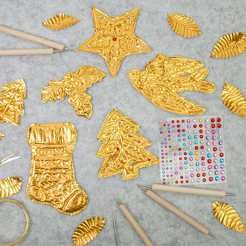 DIY Gold Foil Art Relief Chris – обзор и цена Art Craft In Paper