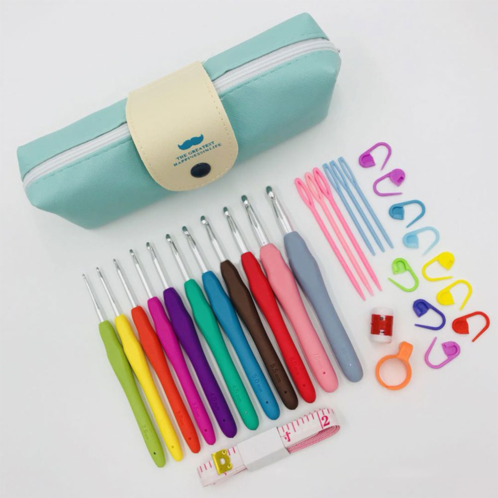 Crochet Hooks Set Yarn Knittin – обзор и цена Crochet Hook Set