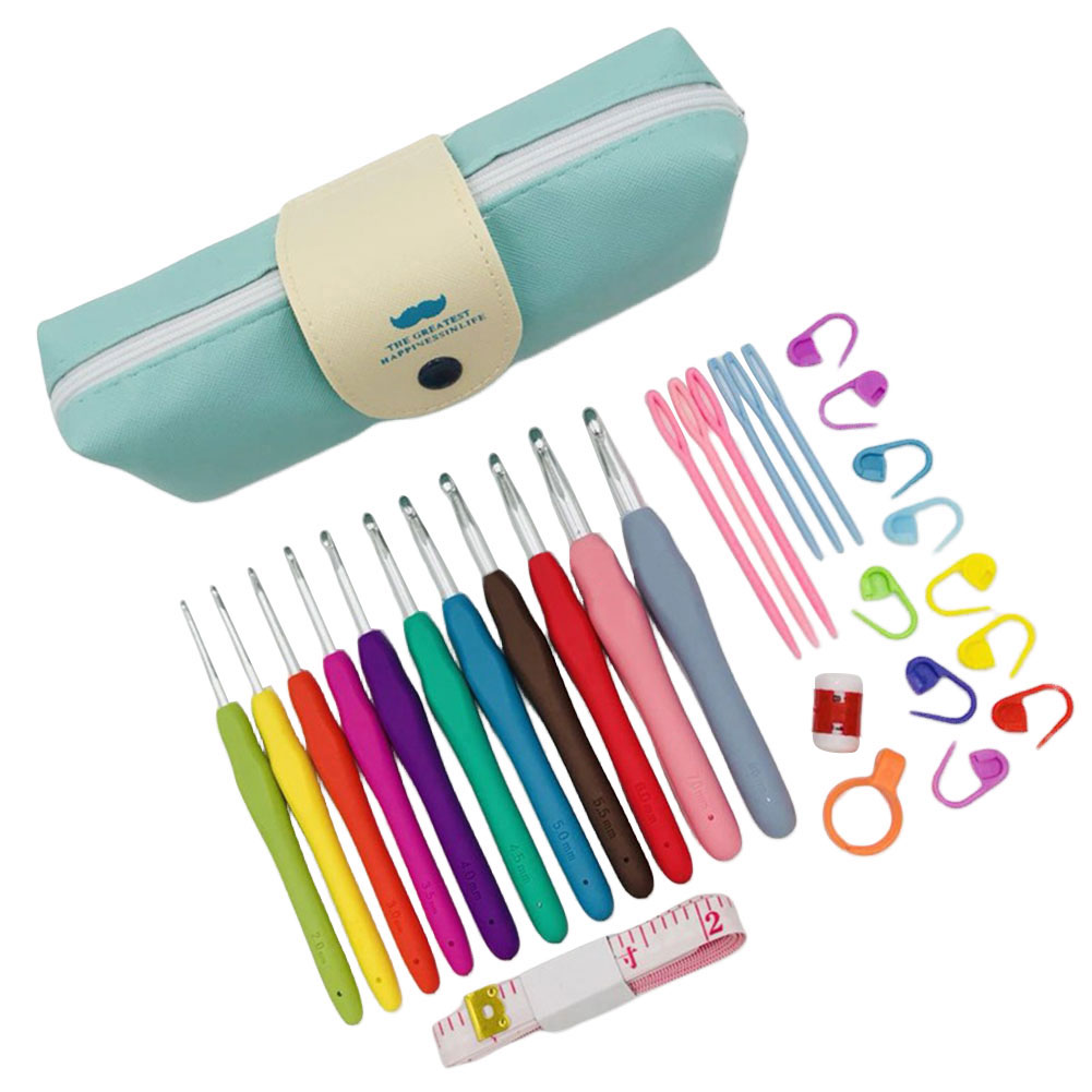 Crochet Hooks Set Yarn Knittin – обзор и цена Crochet Hook Set