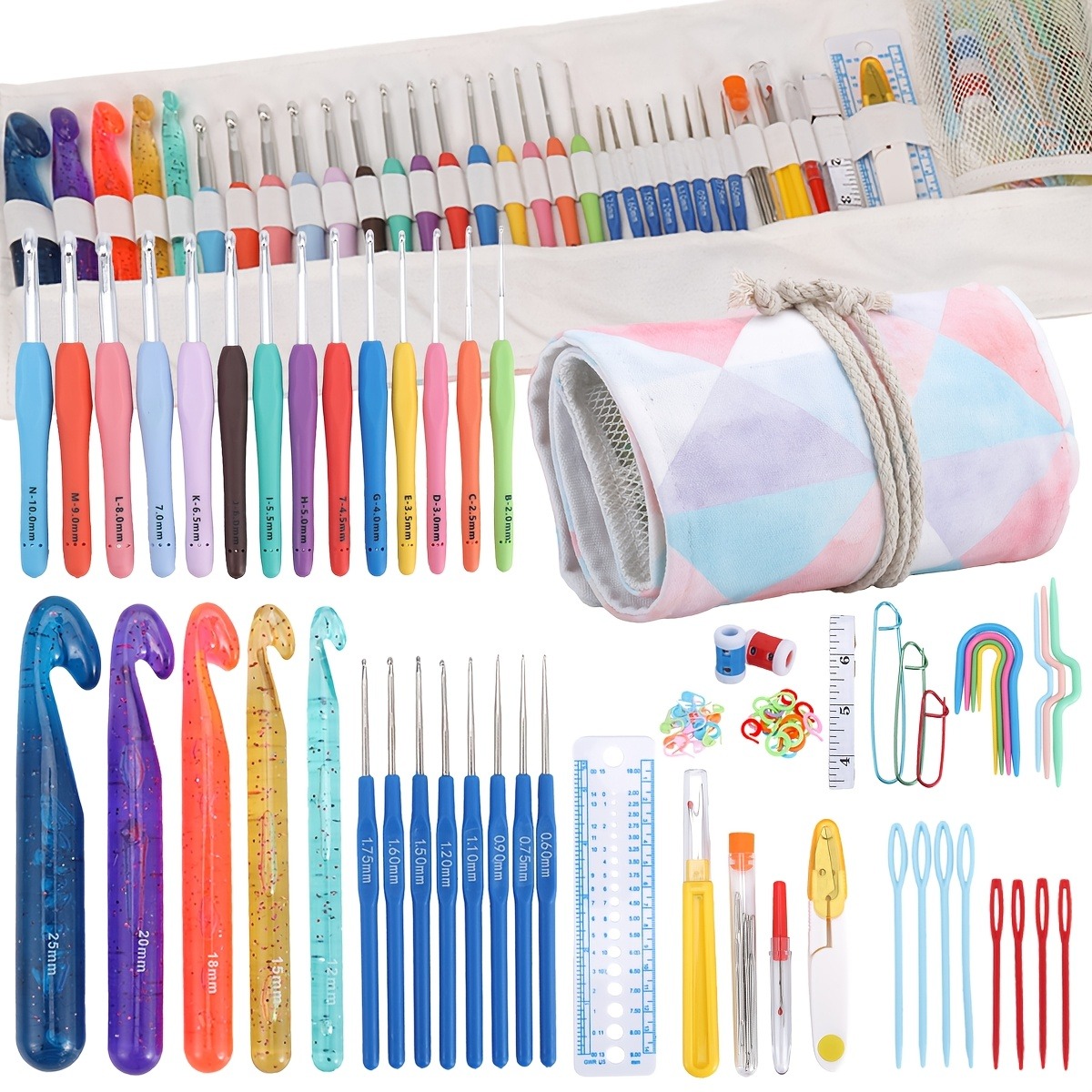 118pcs Crochet Hooks Sets, Erg – обзор и цена Crochet Hook Set