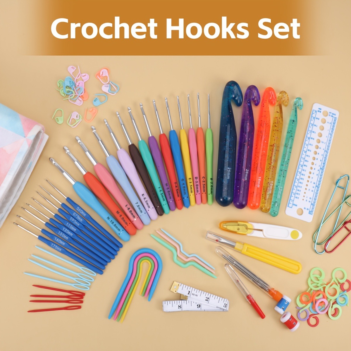 118pcs Crochet Hooks Sets, Erg – обзор и цена Crochet Hook Set