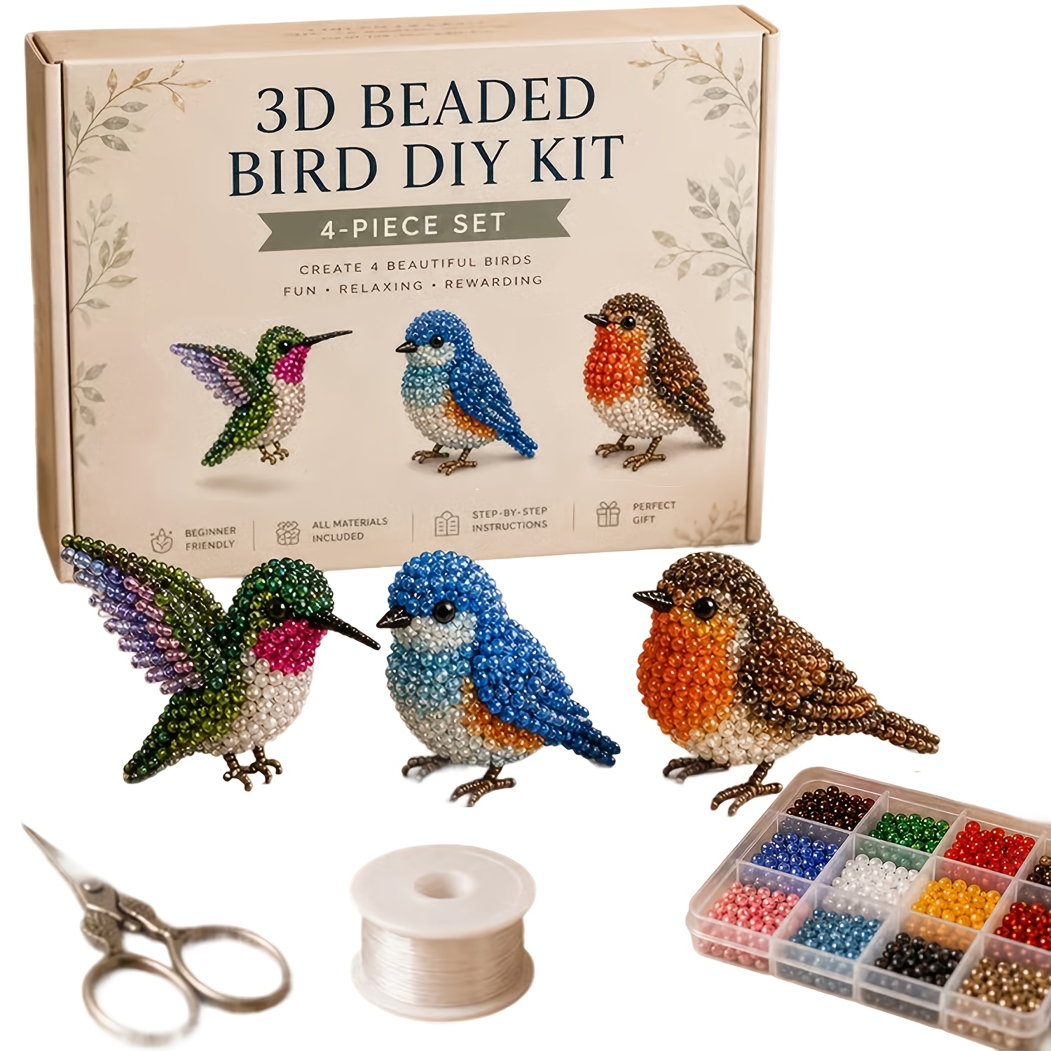 2026 Mini 3D Beaded Animal Set – обзор и цена Art Craft Animals