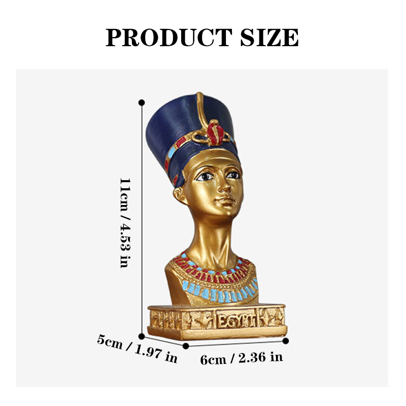 Egyptian Queen Ornament Resin  – обзор и цена Queen Art Craft
