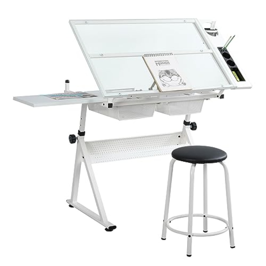 Drafting Table with Stool Mode – обзор и цена Art & Craft Paper Ideas