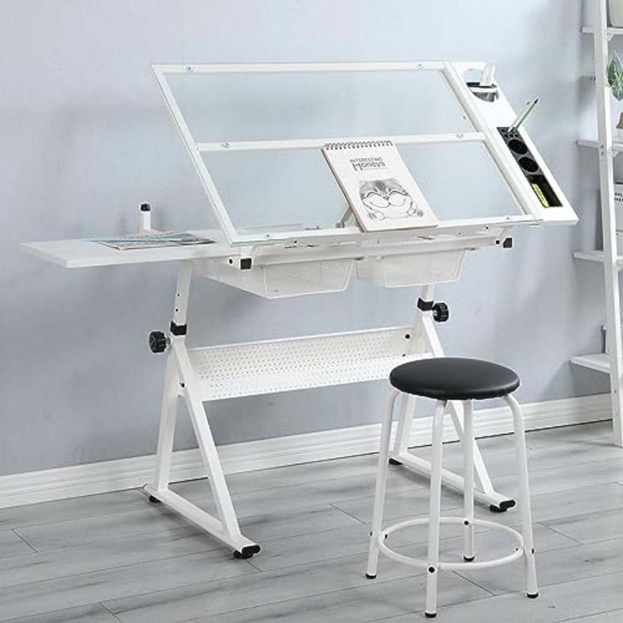 Drafting Table with Stool Mode – обзор и цена Art & Craft Paper Ideas