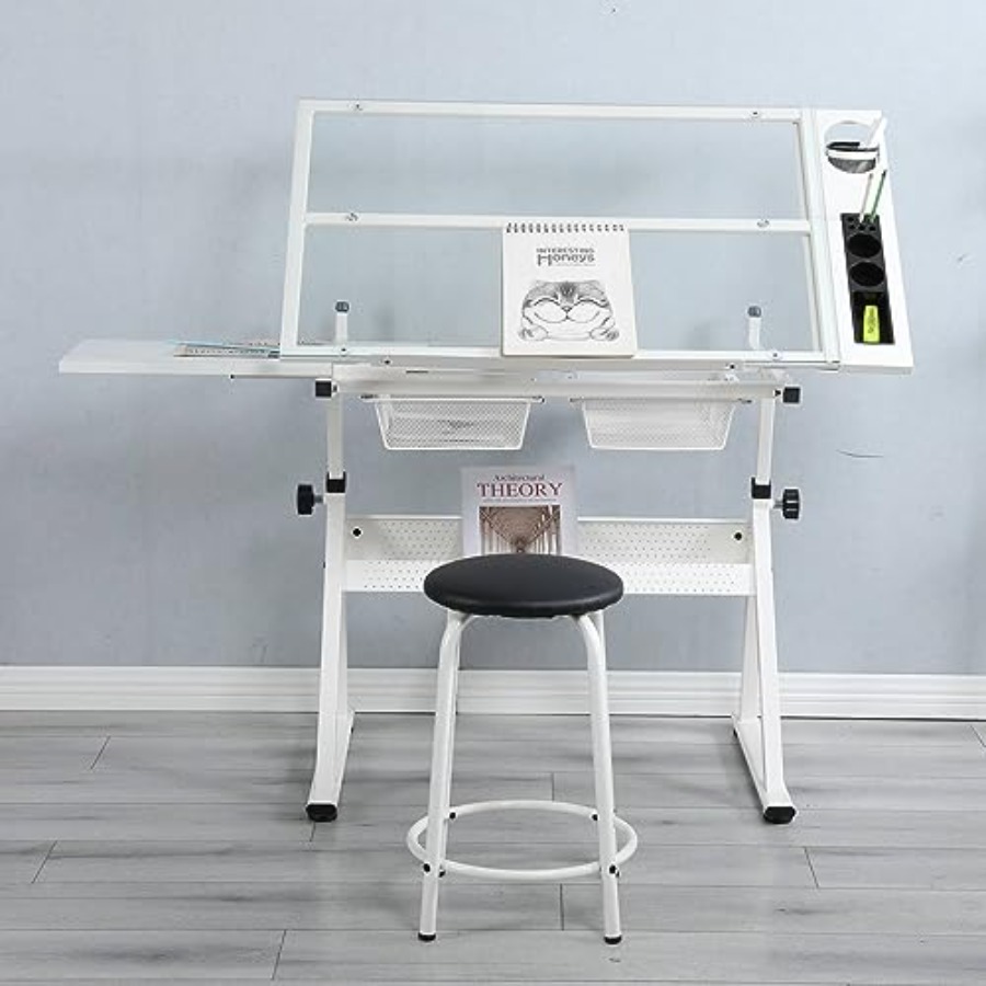 Drafting Table with Stool Mode – обзор и цена Art & Craft Paper Ideas