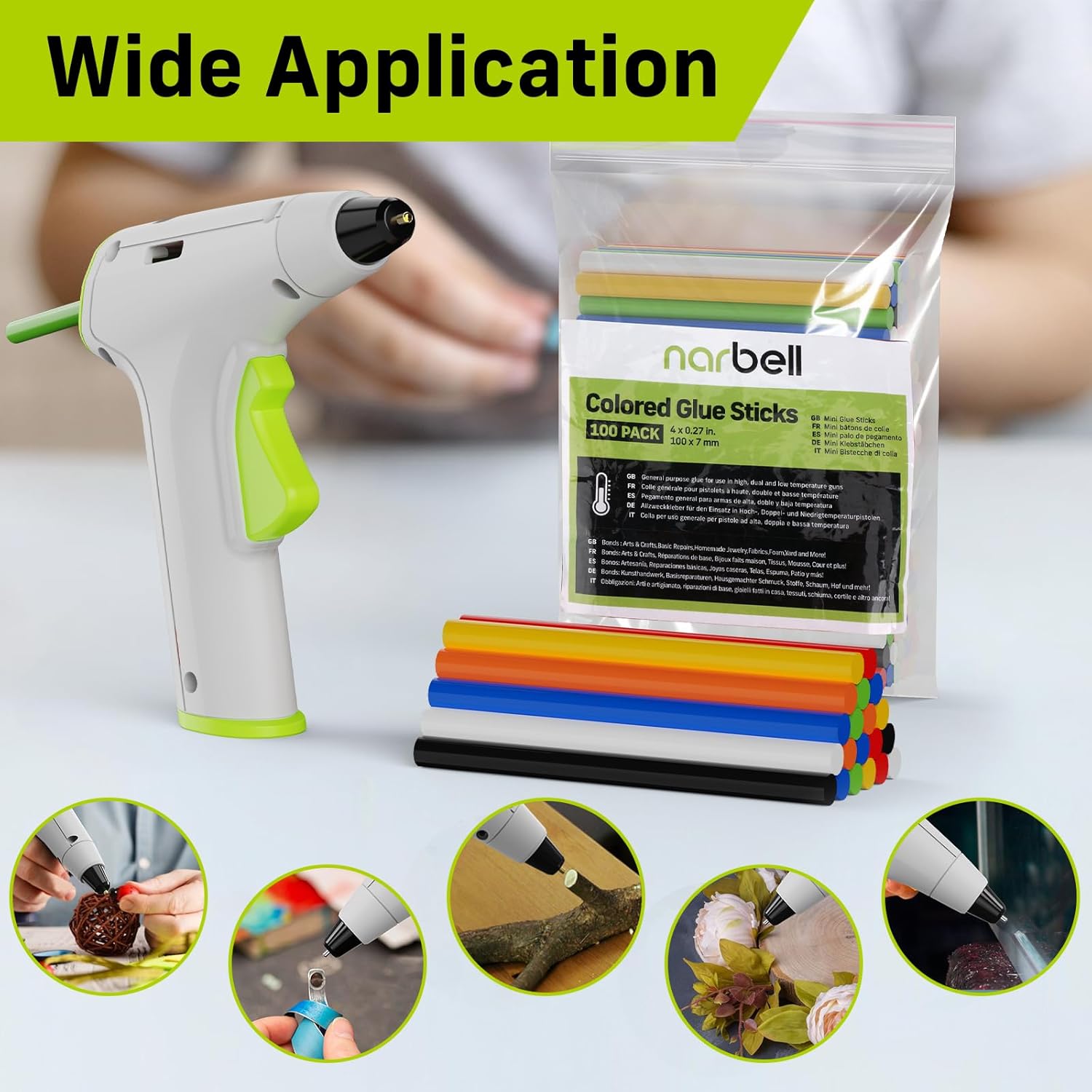 Mini Hot Glue Sticks 100 Pcs,  – обзор и цена School Of Art X Craft