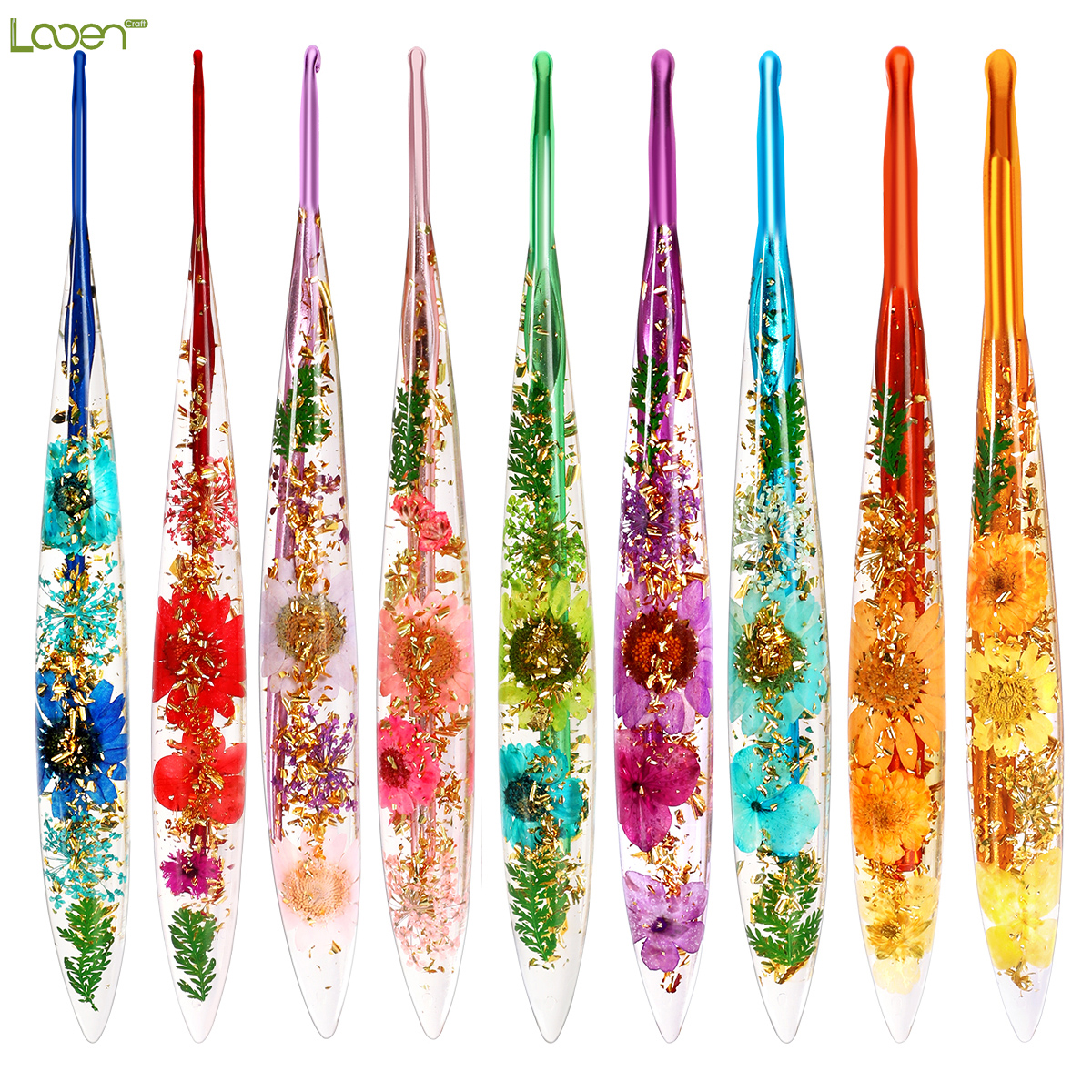 9Pcs/1Pc Hot Selling Epoxy Res – обзор и цена Crochet Hook Set