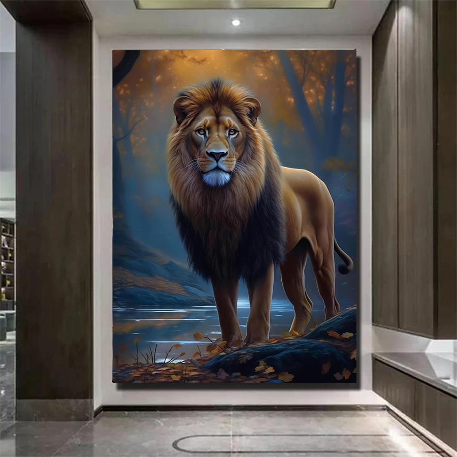 5D Diamond Art Kit Jungle Anim – обзор и цена Art Craft Lion