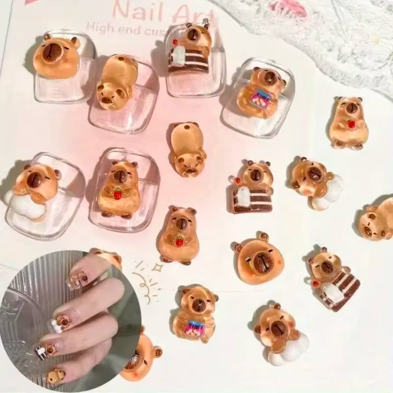 100pcs Mini Capybara Decoratio – обзор и цена Art Craft Easter