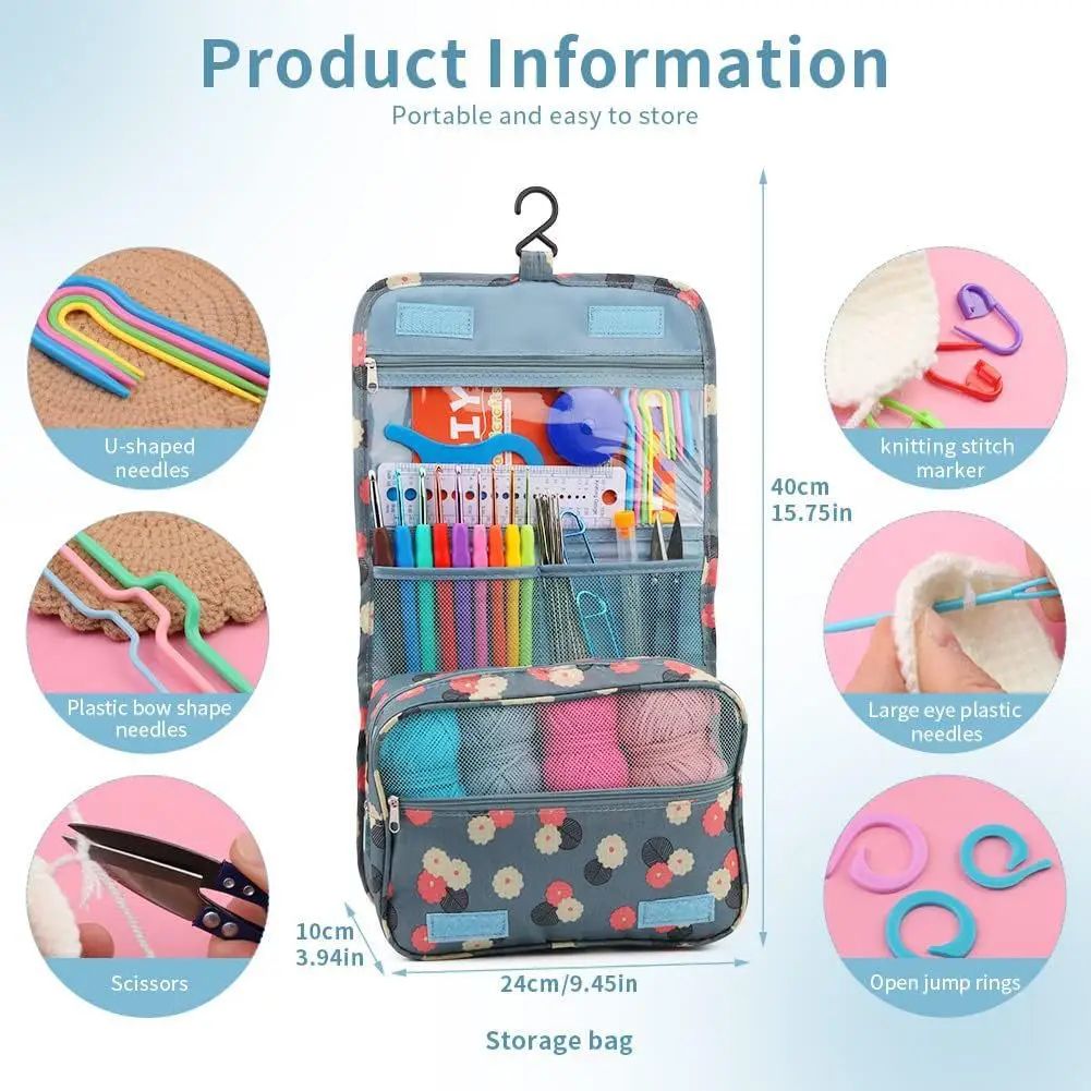 Knitting Crochet Hook Set Home – обзор и цена Crochet Hook Set