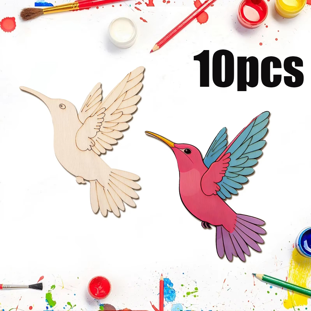 10pcs Unfinished Wood Animal B – обзор и цена Art Craft Animals