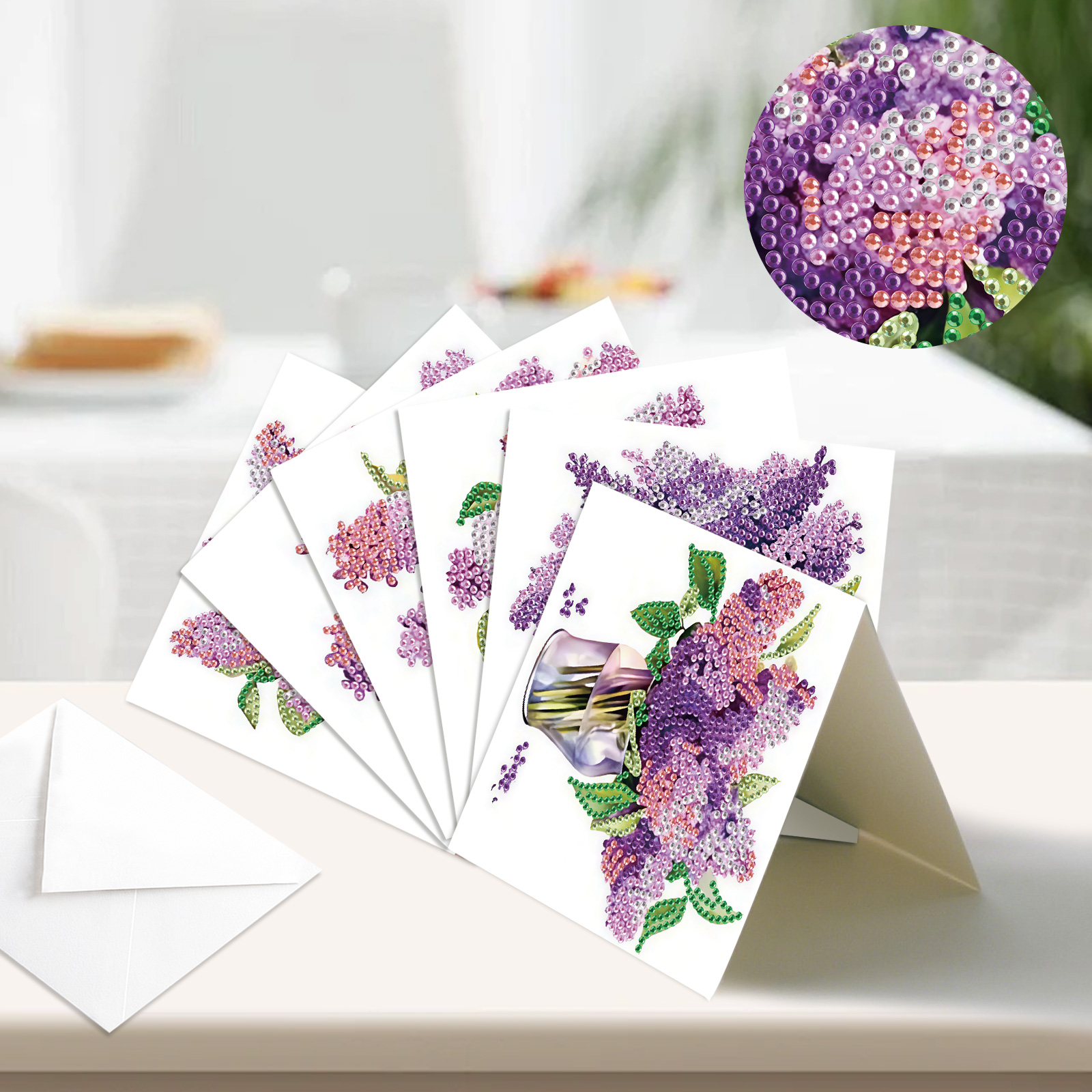 6Pcs Diamond Art Painting Gree – обзор и цена Art Craft Flower