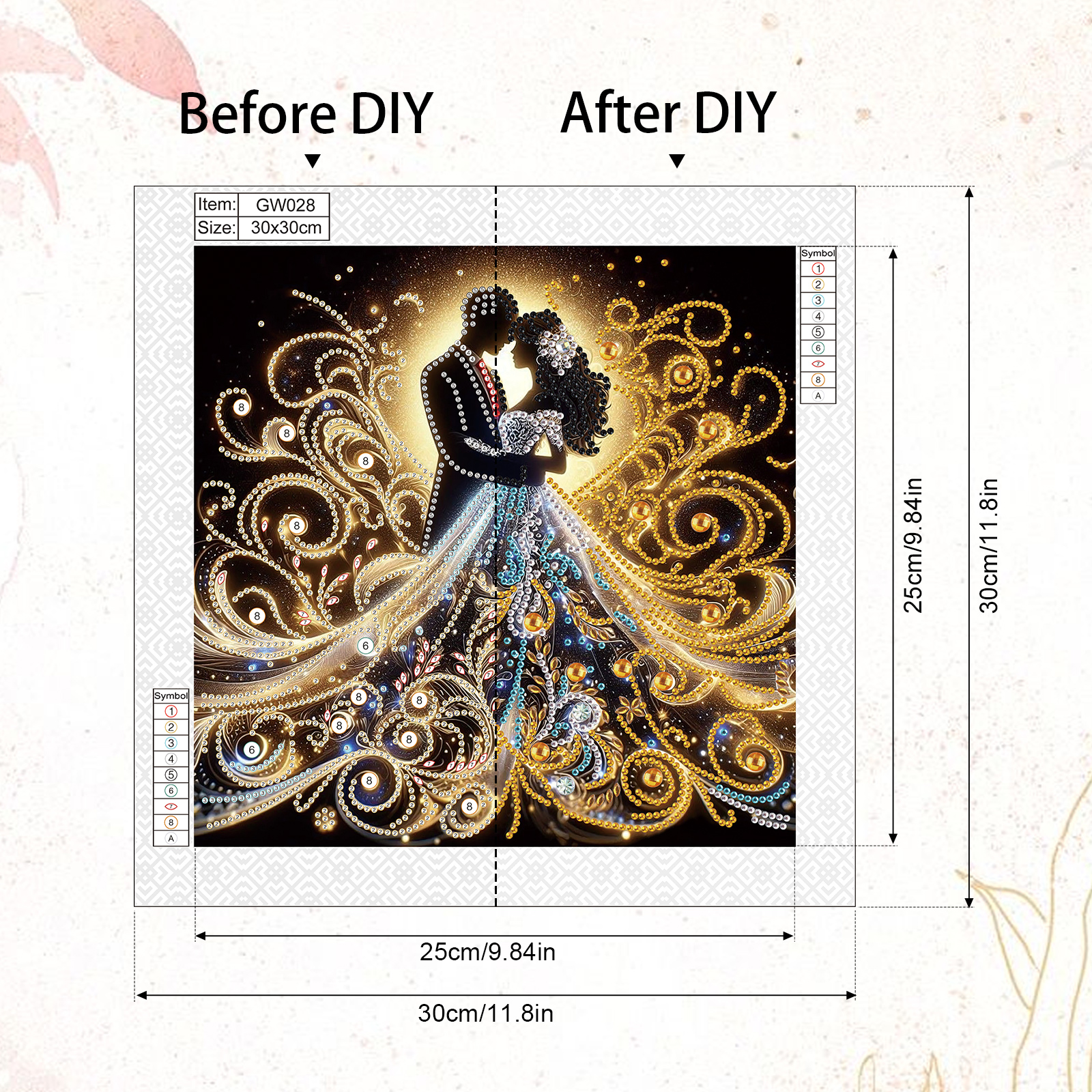 5D DIY Diamond Painting Flower – обзор и цена Art Craft Flower