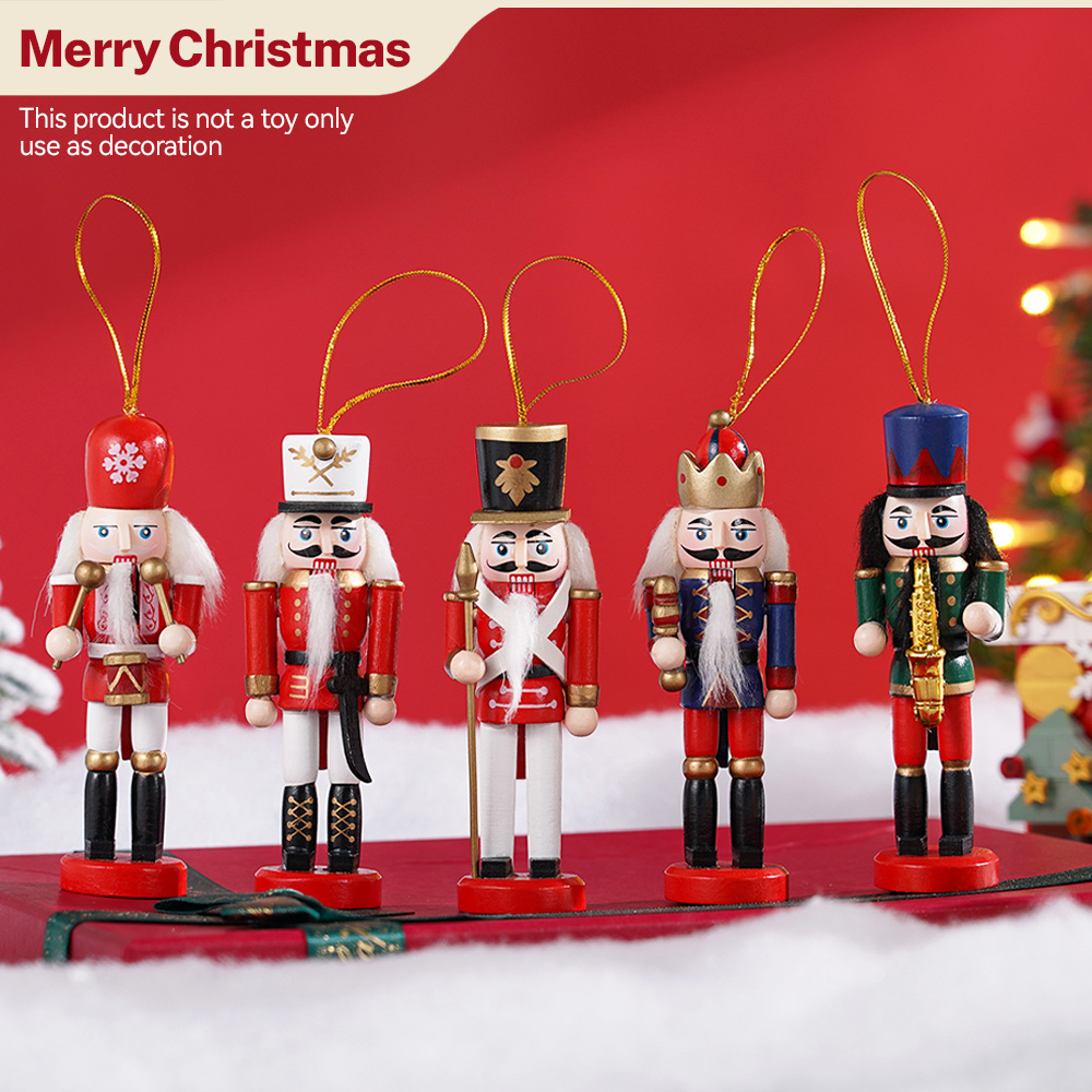 5pcs Mini Nutcracker Ornaments – обзор и цена Art Craft Village