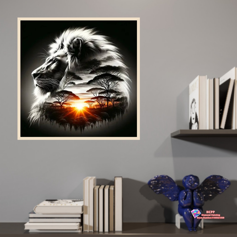 Animal Lion Sunrise Jungle Dia – обзор и цена Art Craft Lion