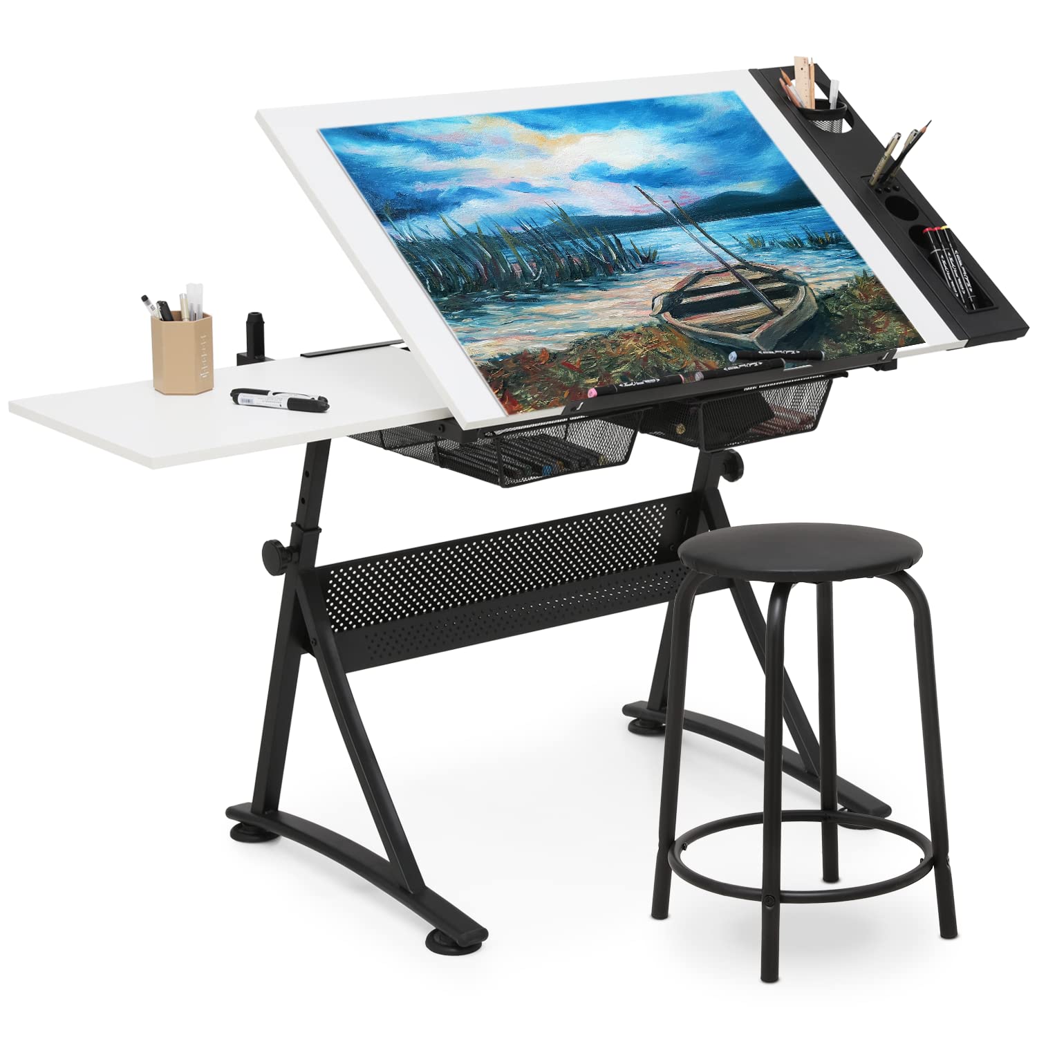 Adjustable Drafting Desk with  – обзор и цена Art & Craft Paper Ideas