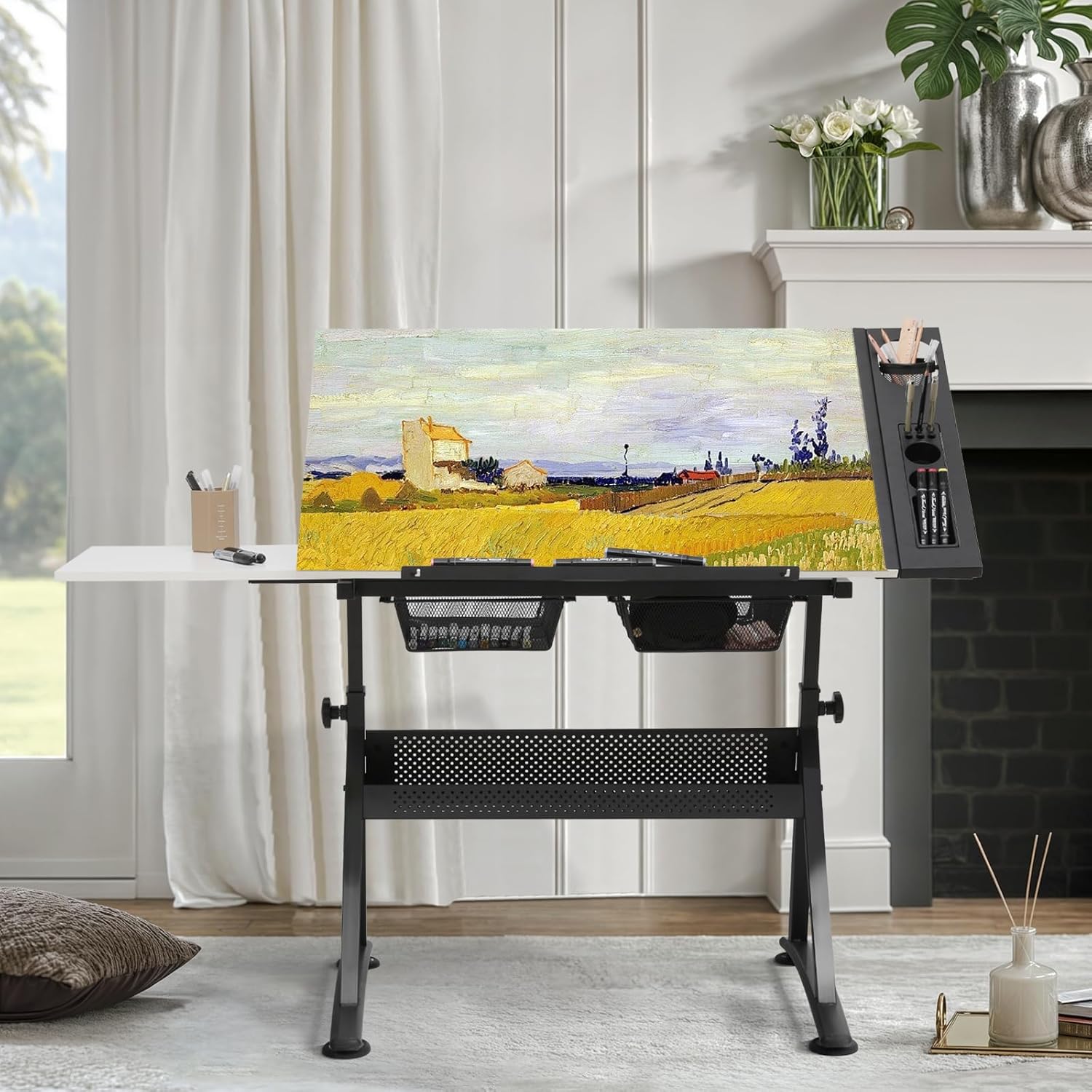 Adjustable Drafting Desk with  – обзор и цена Art & Craft Paper Ideas