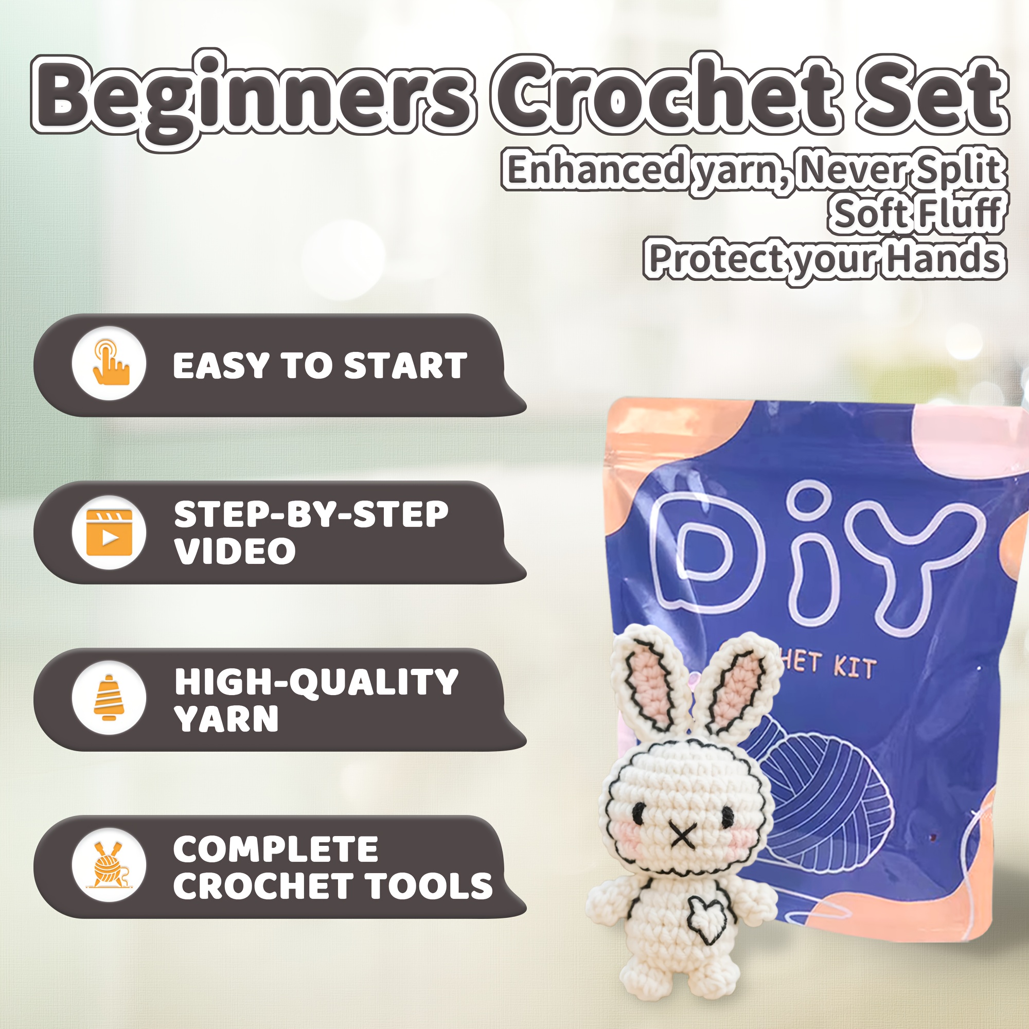 1pc DIY Delightful Animal Croc – обзор и цена Crochet Hook Set