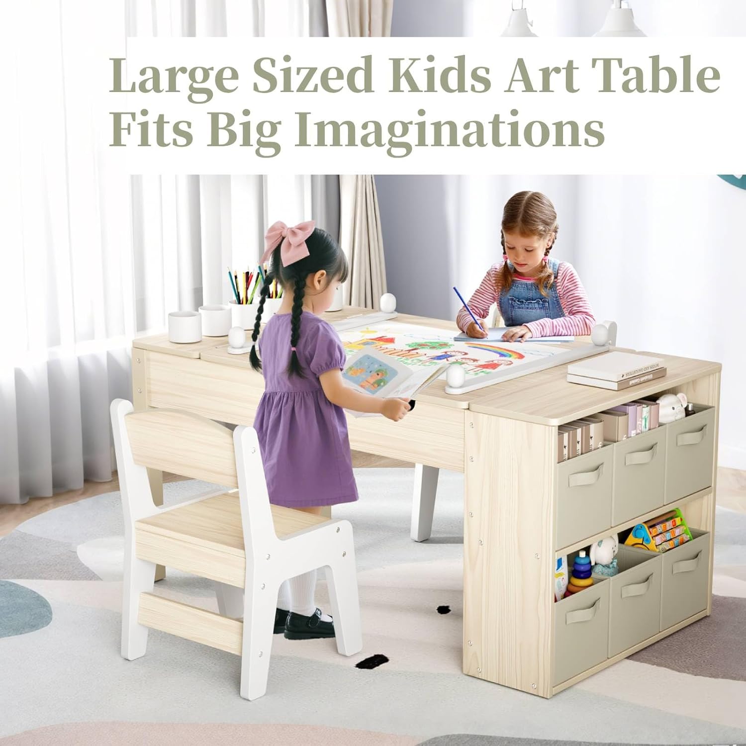 3 in 1 Kids Art Table and Chai – обзор и цена School Of Art X Craft