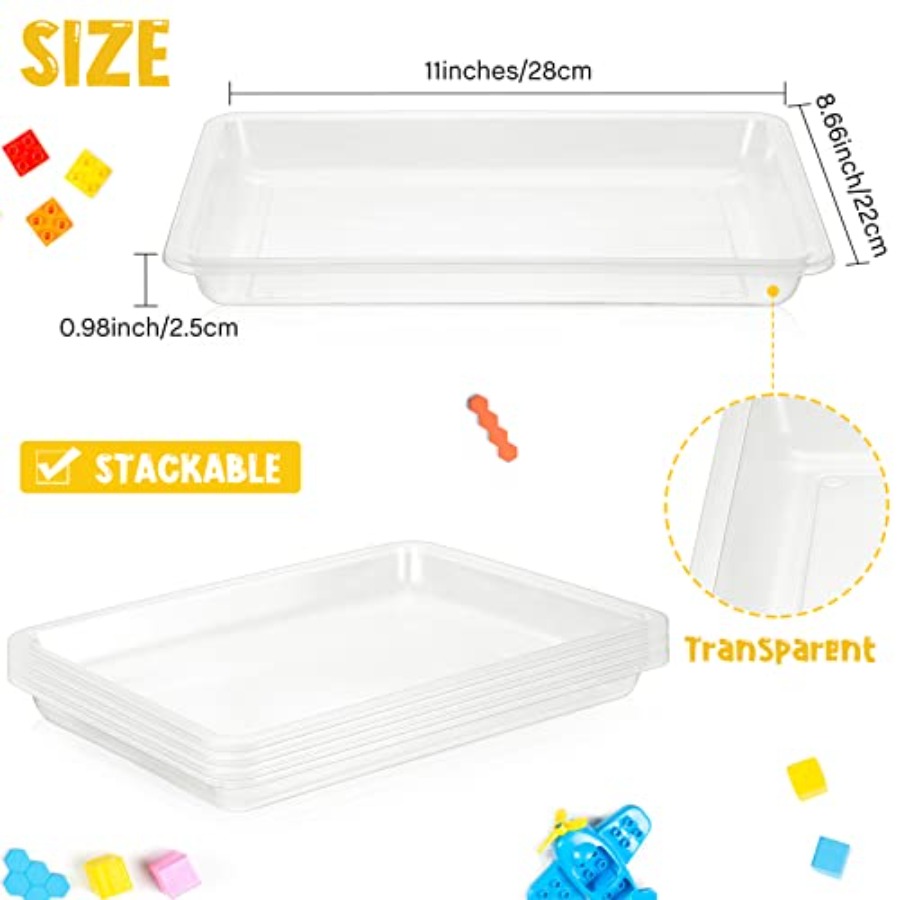 24 Pcs Plastic Art Trays 11 x  – обзор и цена School Of Art X Craft