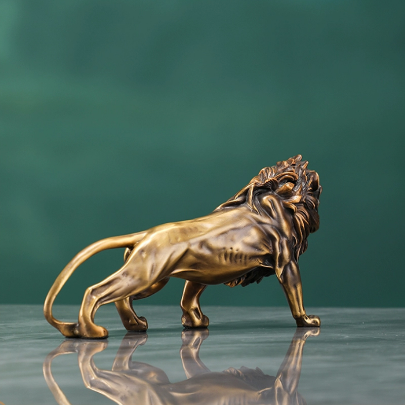 Copper Lion Sculpture Ornament – обзор и цена Art Craft Lion