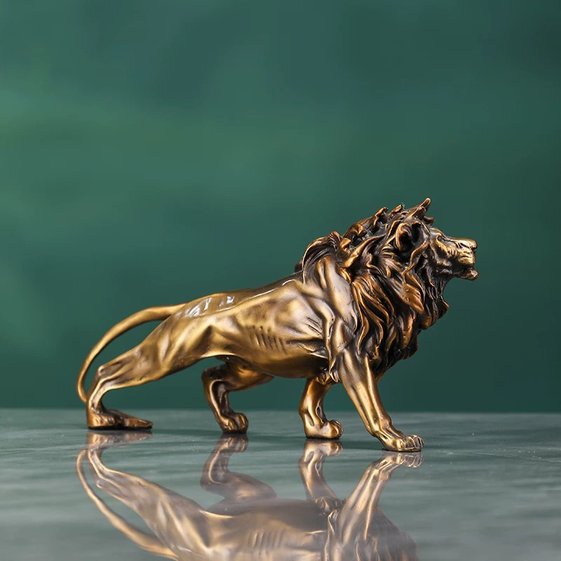 Copper Lion Sculpture Ornament – обзор и цена Art Craft Lion