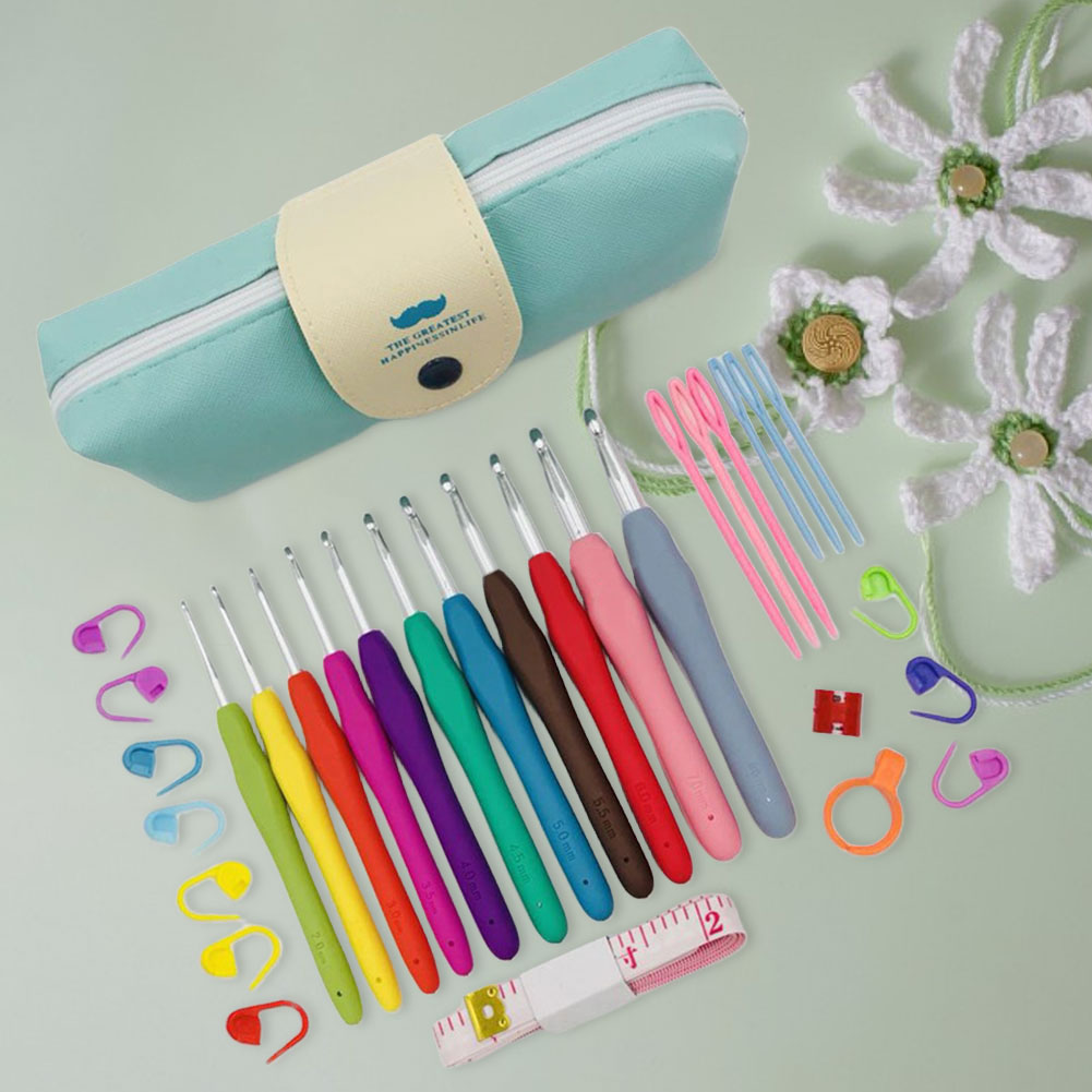Crochet Hooks Set Yarn Knittin – обзор и цена Crochet Hook Set