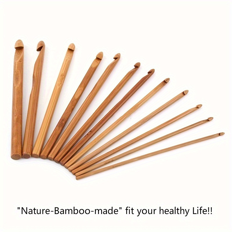 DIY Crochet Hooks Set Bamboo H – обзор и цена Crochet Hook Set