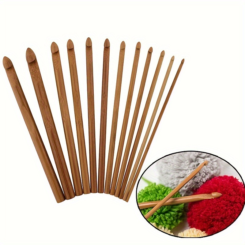 DIY Crochet Hooks Set Bamboo H – обзор и цена Crochet Hook Set
