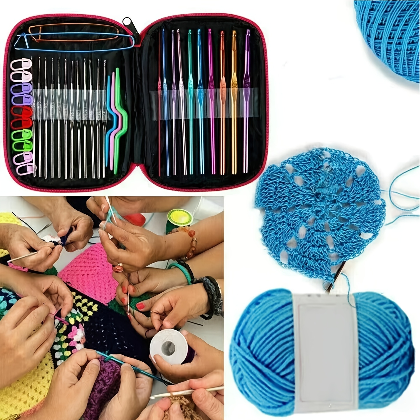 Complete set of metal hook kni – обзор и цена Crochet Hook Set